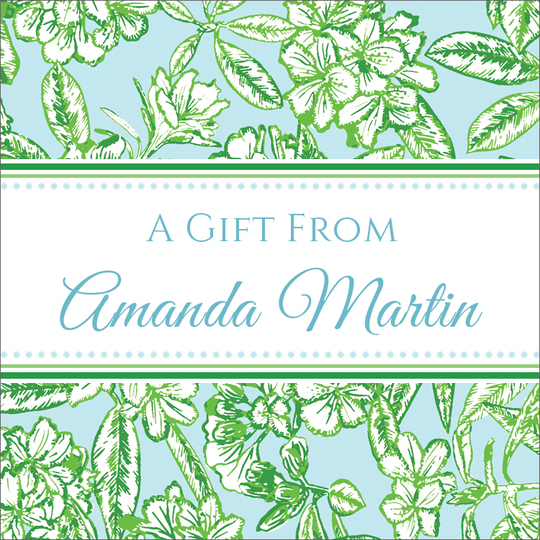 Chateau Garden Square Gift Stickers